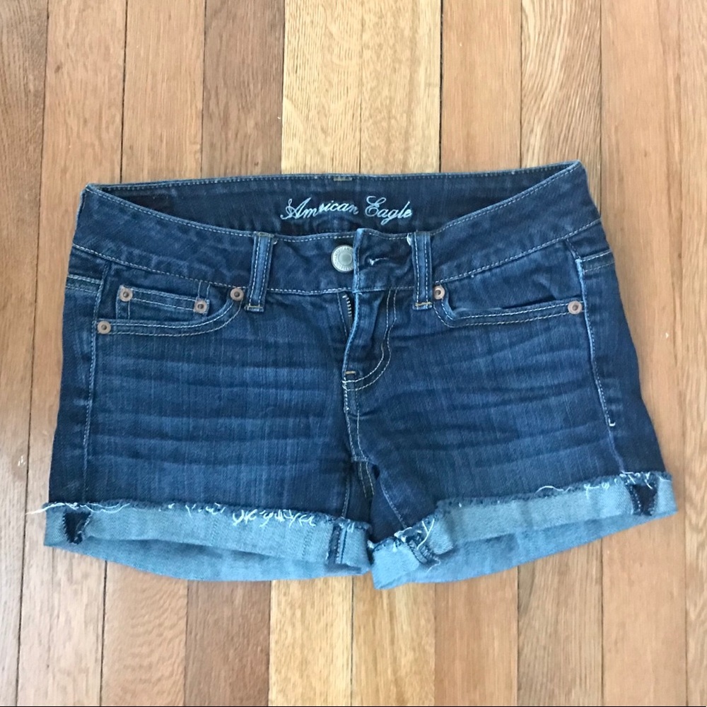 American Eagle Low Rise Jean Shorts